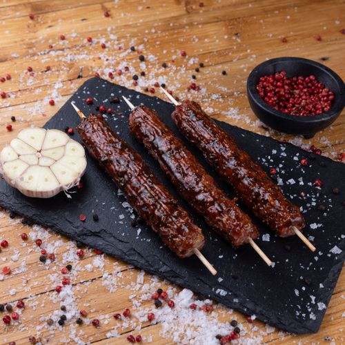 Black garlic beef kofta