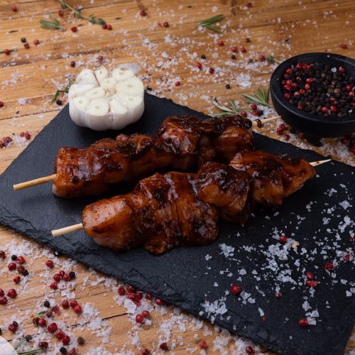 Chicken kebab jamaican jerk