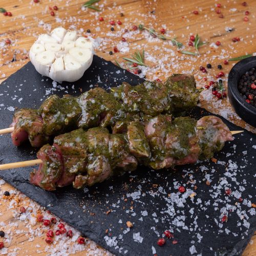 Lamb kebab mint