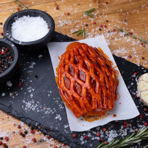 Bbq chicken parcel