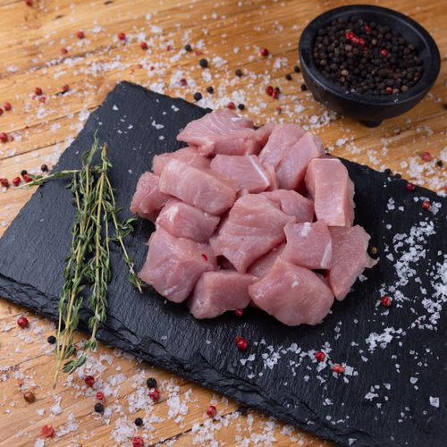 Diced pork
