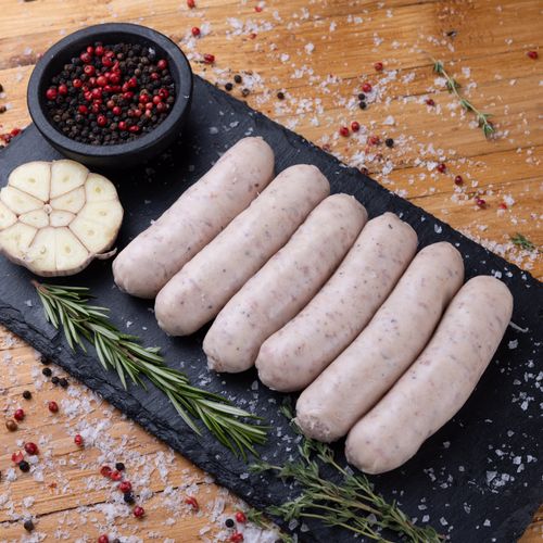 Cracked black pepper sausage